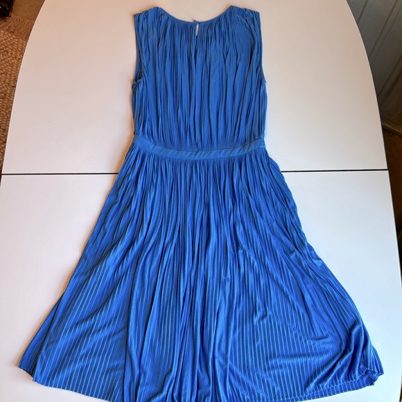 Tibi blue 🧵 pleated dress size 8 - Picture 5 of 9